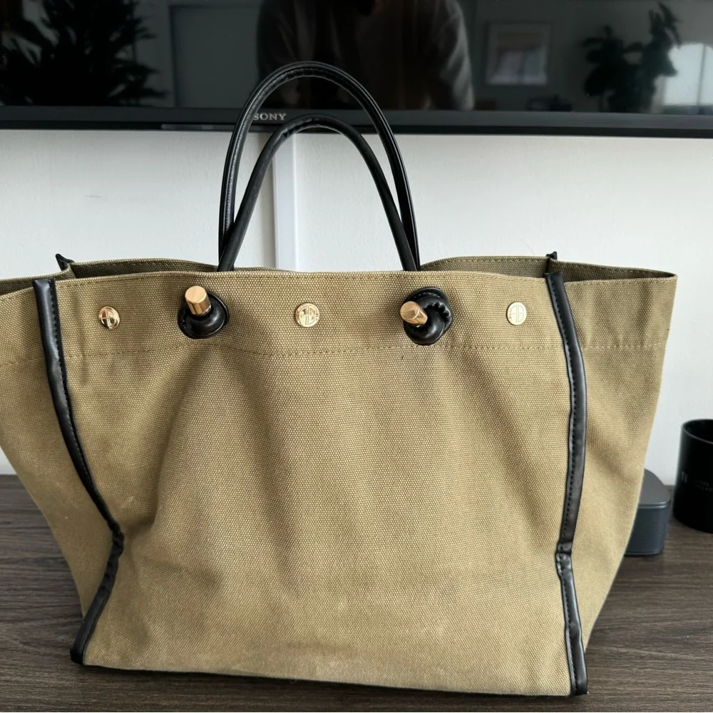 Anine Bing Canvas Tote - Picture 2 of 4